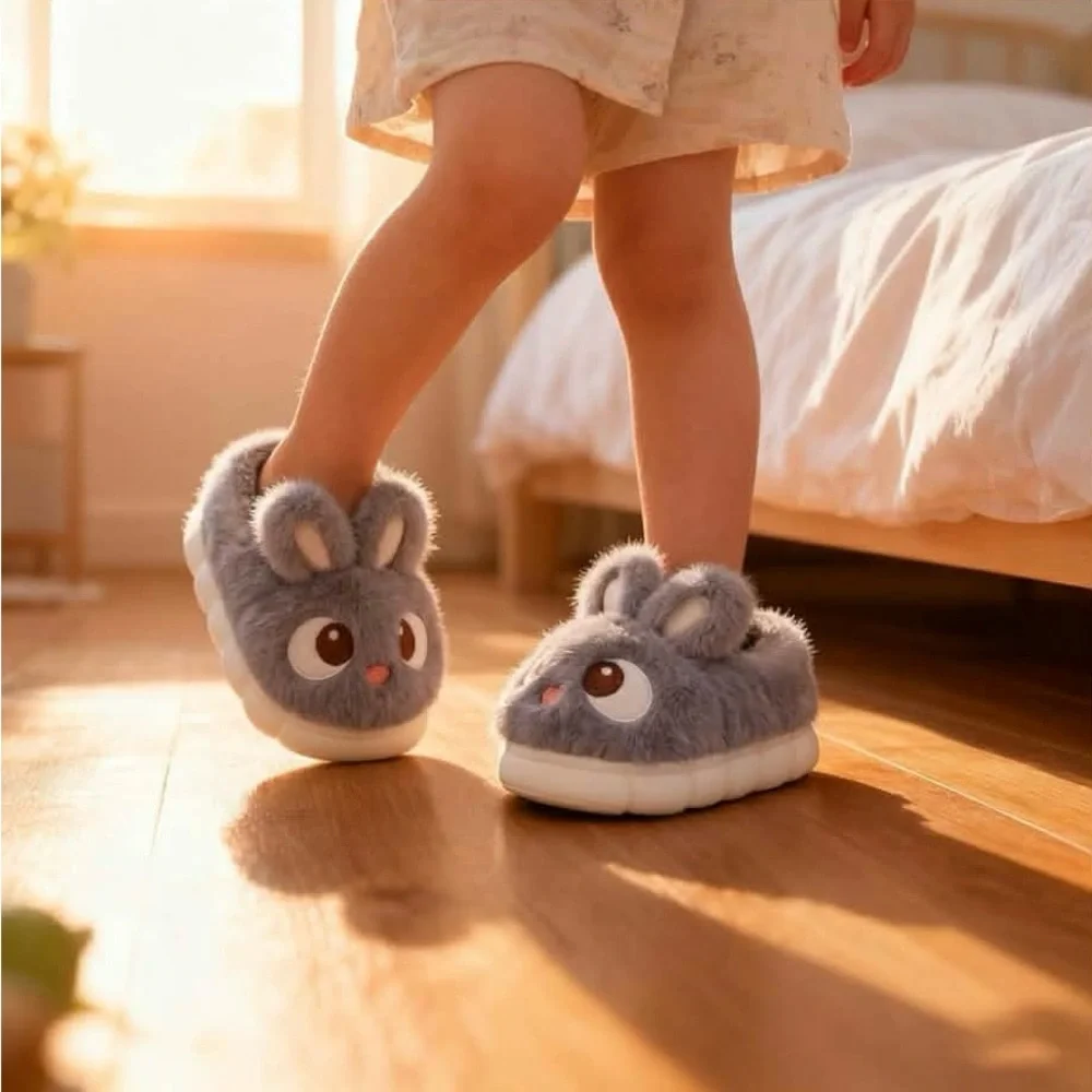 NEW Cute Bunny Plush Slippers